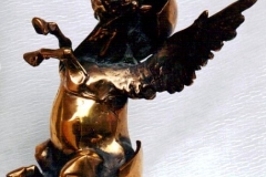 The Birth of Pegasus,   Bronze,  26cm x 23cm x 17cm