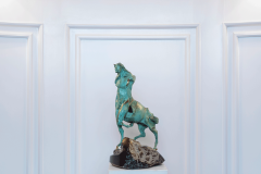 The King,  Bronze/ Marble,  45cm x 25cm x 32cm