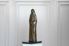 Monk I,  Bronze/ Marble,  46cm x 22cm x 15.5cm