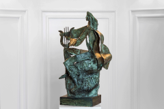 Orpheus,  Bronze,  57cm x 32cm x 20cm