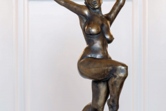 Dancing Woman (Joy),  Bronze/ Marble,  63cm x 43cm x28cm